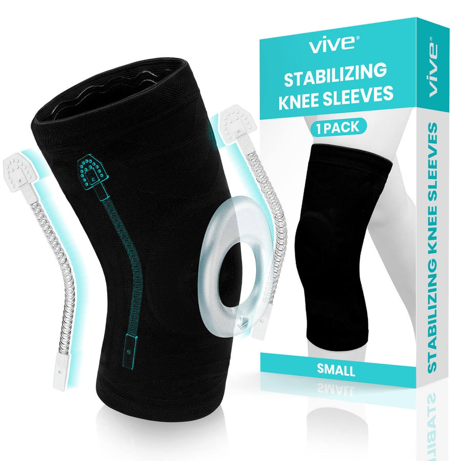 Stabilizing Knee Sleeve with Gel Pad
