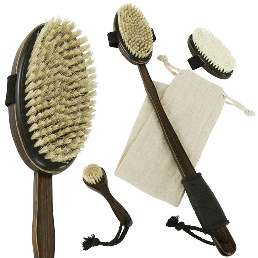 Body Brush Set, Dark