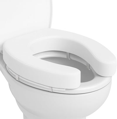 Cushioned Toilet Seat Riser, 2 Inch Soft