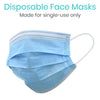 Standard Face Masks, 50 Pack