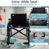 Bariatric Wheelchair K7, 26 to 30 Inch, 600 lb