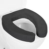 Cushioned Toilet Seat Riser, Black, 2 Inch Soft