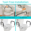 Toilet Seat Riser With Arms