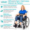 Waist and Pelvic Wheelchair Harness