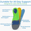 Heavy Duty Gel Insoles, Up to 200 lbs