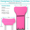 Crutch Pads with Ergonomic Pouch