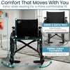 Bariatric Wheelchair K7, 32 Inch, 700 lb