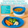 Spill Proof Scoop Plate and Bowl