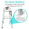 Walker Ski Glides Adjustable