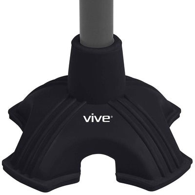 Standing Cane Tip, Rubber Quad