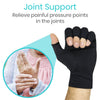 Copper Arthritis Gloves, Fingerless