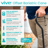 Offset Bariatric Cane