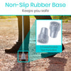 Replacement Cane Tip, Gray (2 Pack)