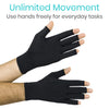 Copper Arthritis Gloves, Fingerless