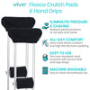 Fleece Crutch Pads with Hand Grips