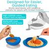 Spill Proof Scoop Plate and Bowl