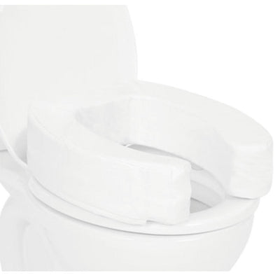 Cushioned Toilet Seat Riser, 4 Inch Soft