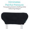 Fleece Crutch Pads with Hand Grips
