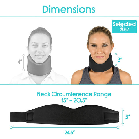 Cervical Collar, Neck Brace Thin 3 Inch