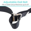 Transfer Belt with Handles - Metal Buckle