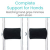 Fleece Crutch Pads with Hand Grips