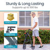 4 Wheel Air Frame Walker with Bag
