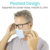 Standard Face Masks, 50 Pack