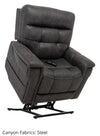 Pride VivaLift! Radiance power lift recliner in dark grey, raised to stand