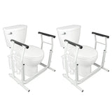Stand Alone Toilet Rail (2 Pack)