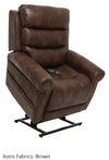 Pride VivaLift! Tranquil 2 power lift recliner in brown, raised to stand